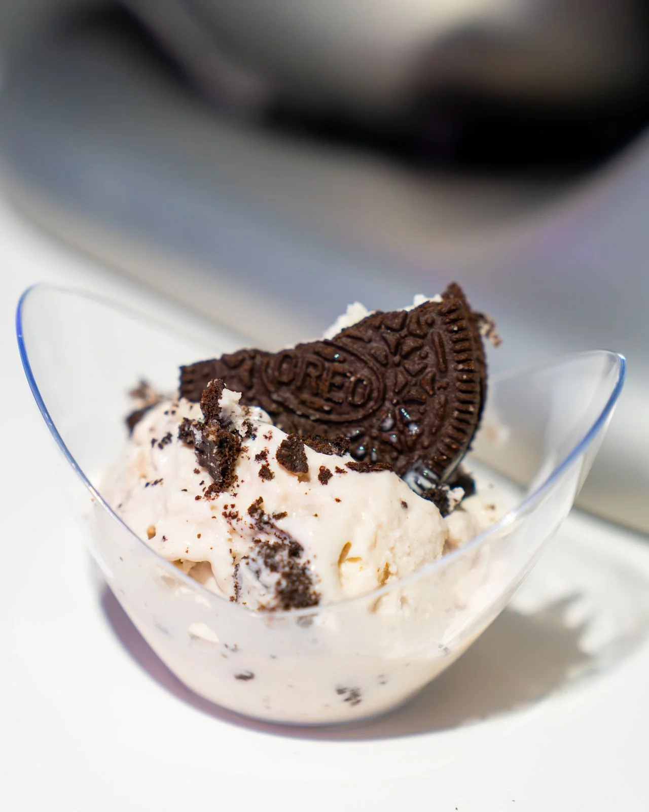 Close-up of handcrafted artisan ice cream made fresh by Freezing Point Co in Houston